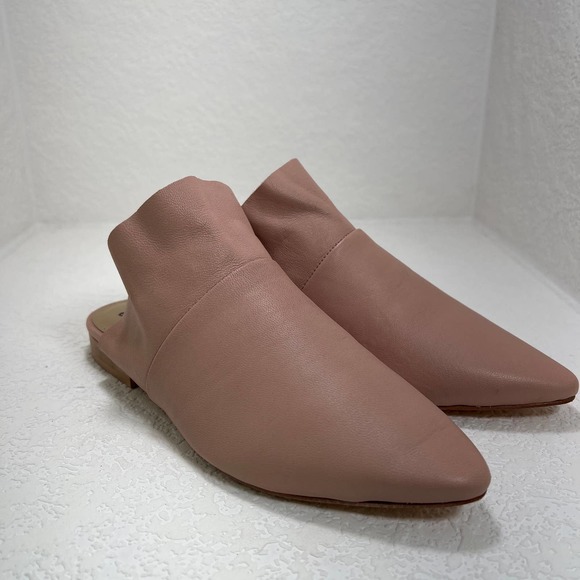 Free‎ People blush pink Sienna ruffle mule size 36 - Picture 2 of 7